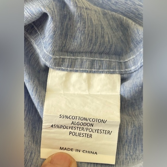 Molokai Surf Club Men’s Size 2X gray button down short sleeve shirt - Picture 6 of 9